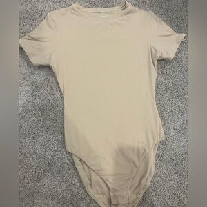 SKIMS Neutral Short Sleeve Bodysuit